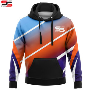 Sweats à capuche de hockey sur glace pour adultes avec broderie sergé et logo personnalisable par sublimation vêtements de sport avec logos personnalisables - Product Image 1