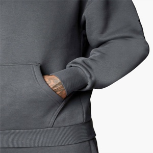 Conjunto de Sudadera con Capucha Personalizada de Alta Calidad OEM para Hombre, Conjunto de Sudadera con Capucha con Cierre, Ropa Urbana Unisex, Conjunto Deportivo con Estampado Puff - Product Image 4