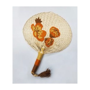 พัดลมมือถือทำจากไม้ไผ่ที่สวยงามเป็นของฝากและของตกแต่งที่สมบูรณ์แบบ - Product Image 1