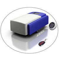 Ouvre-porte de garage multifonction moderne avec moteur DC 24V, entrée 110V-270V, rails en acier/aluminium, démarrage et arrêt progressifs, sécurité