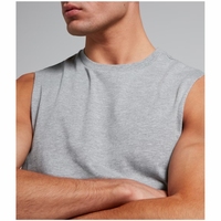Nouvel arrivage Débardeur de gymnastique en coton grande taille pour hommes Gilet de musculation Chemise de sport sans manches