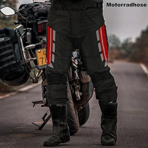 Unisex impermeable cuero Cardura motocicleta traje chaqueta pantalón conjunto transpirable CE aprobado motorista montar equipo verano/invierno venta - Product Image 6