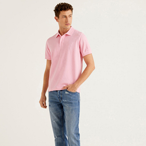 OEM hombres para Polos de alta calidad 100% algodón Jersey moda último diseño sólido patrón directo de fábrica al por mayor - Product Image 5