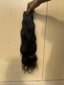 Extensiones de cabello ondulado indio virgen 100% de alta calidad de 26 pulgadas, estilo ondulado Natural, paquetes de cabello ondulado crudo al por mayor - Product Image 2