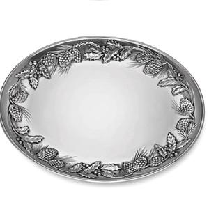 Ustensiles de cuisine modernes plateaux métalliques assiette à bonbons plateau de service de mariage plateau de service en plein air pour les fêtes intérieures plateau de service de nourriture - Product Image 4