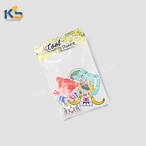 Pegatinas de vinilo personalizadas de alta calidad, impermeables, troquelado con logotipo personalizado, con paquete de pegatinas decorativas - Product Image 1