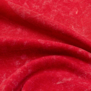 T-shirts pour hommes en coton 100% lavé, coupe ample rouge, style vintage, streetwear décontracté, doux, respirant, écologique, logo personnalisé, 220g - Product Image 4