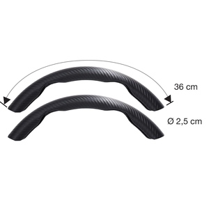 Housse de volant antidérapante aspect carbone - Product Image 1