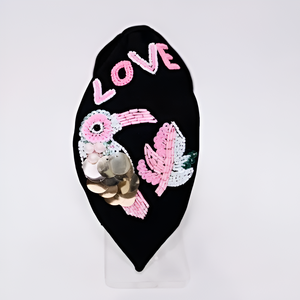 Hot Sale Custom Embroidered American Style Fabric <b>Headbands</b> Wholesale Kids Accessory for Girls Hairbands - Product Image 1