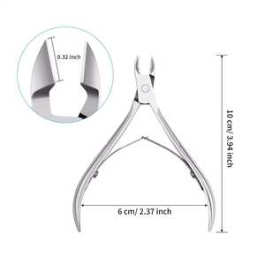 Cuticle Nippers Scissor Cutter Dead Skin Remover Trimmer <b>Acrylic</b> Manicure Pedicure <b>Nail</b> Art Care Tools 7mm 5mm 3mm - Product Image 5