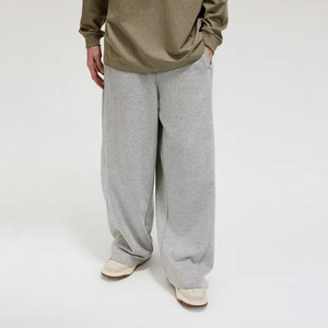 Nouveau design, pantalon de survêtement ample en coton French Terry 100%, logo personnalisé, empilé, mode décontractée, pantalon de survêtement ample pour homme - Product Image 3