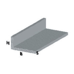 Profilo Argento H.200 Cm L.30x15x1 Mm - Product Image 1