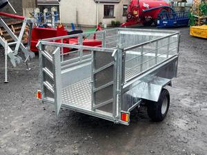 MEILLEURE REMORQUE POLYVALENTE 7 X 4 7ft6 4ft4 Pneus polyvalents tout-terrain Rampe renforcée Porte arrière Accès arrière Porte à battants - Product Image 5