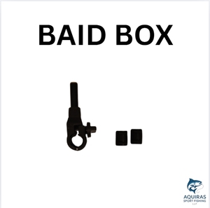 Boîte à appâts portable en acier inoxydable avec rangement compact pour appâts de pêche et accessoires - Product Image 2