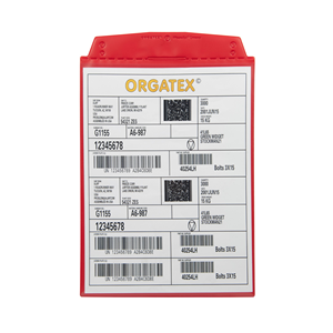 Portadocumenti con tasca trasparente, magnetico, DIN A5 verticale, Rosso, 2 strisce magnetiche, 10 pz / confezione.- SD2M/5210-0 - Product Image 2