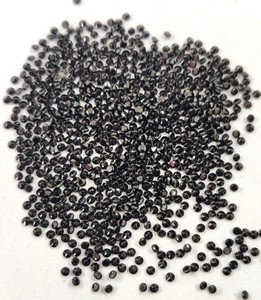 Espinela negra natural Redonda Corte facetado de 1,50mm Espinela negra suelta Piedra preciosa suelta Calidad superior - Product Image 1
