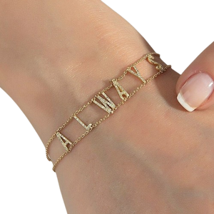 Pulsera de Tenis Hecha a Mano en Plata de Ley 925 con Circonita, Chapada en Oro, Joyería Moderna para Regalo en Ocasiones Especiales - Product Image 1