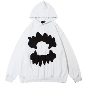 Wholesale Printed Good Quality Cotton Tech Fleece Chenille Embroidered No Brand Name Hoodies