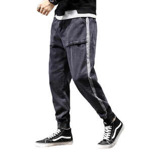 Pantalones vaqueros OEM de marca privada para hombre, proveedor al por mayor en lote, pantalones ajustados de mezclilla de algodón elástico, logotipo personalizado, producción rápida a la moda - Product Image 1