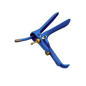 Espéculo vaginal profesional de tamaño mediano con tubo de evacuación de humo, instrumento ginecológico LEEP de acero inoxidable alemán - Product Image 1