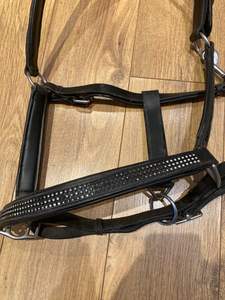 Sillín occidental de cuero auténtico, cuello de cabeza, cabestro estable, acolchado suave en marrón/negro para mazorca/tamaño completo - Product Image 5