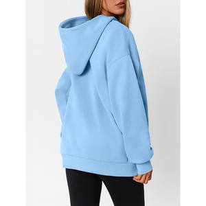 Invierno otoño mujer sudadera manga larga estampado suelto Casual Streetwear pulóver Casual mujer sudaderas con capucha de gran tamaño Top de moda - Product Image 6