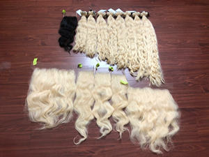 Gran Venta, Precio de Fábrica, Gran Stock, Extensiones de Cabello Rubio, Proveedores de Paquetes de Cabello Humano Virgen Vietnamita Teñido en Color 613 - Product Image 6