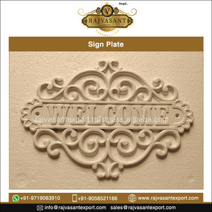 Plaque de signalisation de Style traditionnel de haute qualité pour la maison porte d'hôtel conception personnalisée vente en vrac en laiton ABS matériel plaque de signalisation inde - Product Image 5