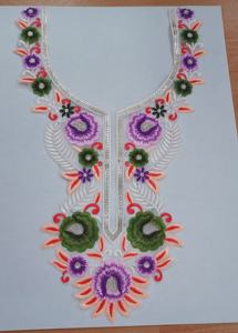 Patchs de col de cou brodés en polyester géométrique audacieux Style à coudre Streetwear pour vêtements pour améliorer vos vêtements - Product Image 4