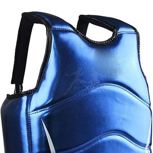 อุปกรณ์ป้องกันหน้าอกตาข่ายระบายอากาศพร้อมสายรัดปรับระดับได้อุปกรณ์ป้องกันหน้าอกสำหรับศิลปะการต่อสู้และการฝึกออกกำลังกาย - Product Image 6