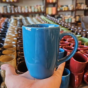 Tasse en céramique simple moderne 350ml tasse à café Boho minimaliste à la mode ferme verres terre ton tasse à thé pour un usage quotidien - Product Image 1