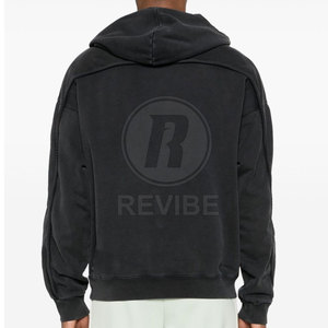 Hoodies décontractés pour hommes, style acid wash, pour usage extérieur et hiver, différents modèles. - Product Image 4