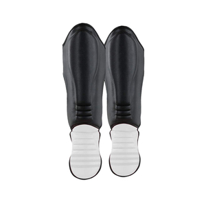 Venta al por mayor de espinilleras de diseño personalizado profesional Shin in Step MMA Training Mauy Thai espinilleras almohadillas de entrenamiento de boxeo hombres - Product Image 4