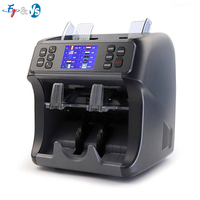Machine de tri et de détection de trésorerie multi-devises de compteur de factures automatique d'argent mixte portable