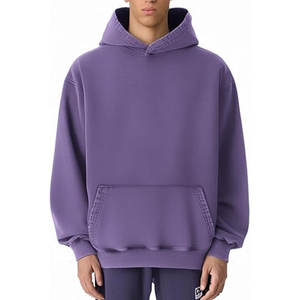 Hip Hop Vintage Streetwear Casual manga larga Tops calidad Color sólido personalizado otoño cálido polar sin cuerda Streetwear Sudadera con capucha - Product Image 1