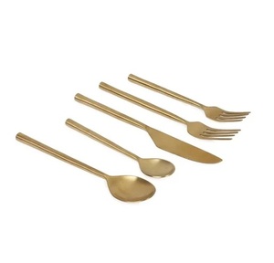 Ensemble de couverts en laiton massif de dernière conception de qualité d'exportation en gros ensemble de couverts d'ustensiles de cuisine meilleure vente. - Product Image 6