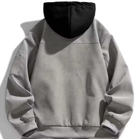 Blouson d'hiver pour homme et femme, à capuche, entièrement zippé, softshell, imperméable, coupe-vent, réversible, beige/marron/gris, fermeture éclair dorée