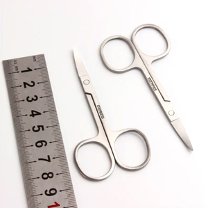 Herramienta de belleza personalizada profesional, tijeras de manicura, pinza de cutícula curvada de cerámica para eliminación de piel muerta, cuidado de uñas, acero inoxidable - Product Image 1