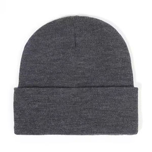 Gorro unisex de invierno al por mayor, tejido de punto acrílico personalizable de alta calidad, exquisitamente cálido, cómodo, para viajes en la playa - Product Image 3