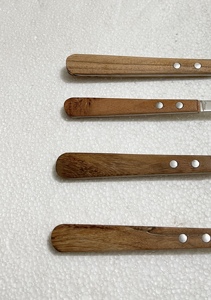 Ensemble de couverts 4 pièces en bois de manguier et acier inoxydable de haute qualité ensemble de couverts cuillère en bois ensemble de cuillères - Product Image 2