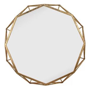 Miroir mural en métal texturé de couleur bronze pour des couleurs chaudes invitant des réceptions d'hôtel ou des toilettes de restaurant haut de gamme - Product Image 6