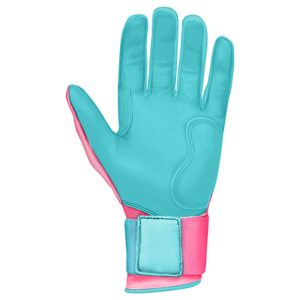 Guantes de bateo de béisbol de cuero de alta calidad profesional-Color sólido Cómodo Ligero y ecológico Personalizable - Product Image 2