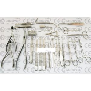 Goraya Best Quality CE ISO Approved 25 PCS Manual Hot Sale Nose Surgery <b>Instruments</b> Set <b>Basis</b> <b>Surgical</b> <b>Instrument</b> for - Product Image 1