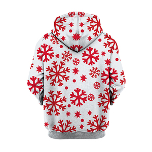 Sudadera con capucha polar para hombre personalizada de alta calidad ODM OEM 100% algodón liso teñido sudadera bordada colección de Navidad de invierno - Product Image 2
