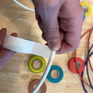 Raytech Self-Extinguishing PVC Insulation <b>Tape</b> 19mm White Color for <b>Electrical</b> Equipment and Wiring - Product Image 3