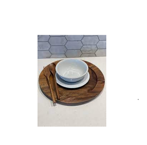 Plaque de chargement en bois d'acacia Offres Spéciales, vente en gros, assiettes de chargement en bois pour Restaurants et vente chaude - Product Image 4