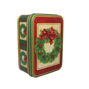Sleek Irregular Tinplate Storage <b>Tins</b> with Lids Reusable Holiday Gift & Craft Packaging for <b>Chocolates</b> Tea & Baked Treats - Product Image 6