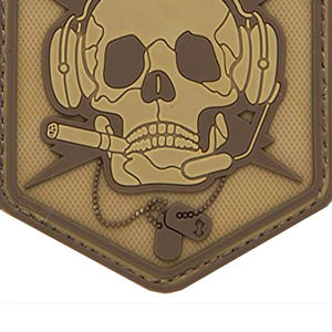 Parche de PVC en Oferta, Tela de Sarga, Personalizado, Cosido, Decoración de Encaje Transparente 3D, Logotipo Impreso, Goma Suave para Decoración de Prendas - Product Image 2