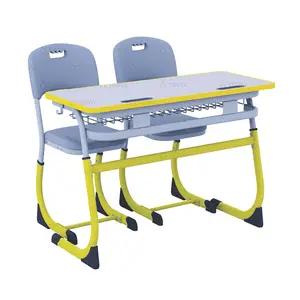 Desk and chairs set "SMARTY" for junior school, top quality school desk sets