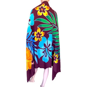 100% rayonne une pièce plage Sarong peint à la main ornements larges sélections de couleurs en gros impression conception vêtements de sport Bikini maillot de bain - Product Image 2